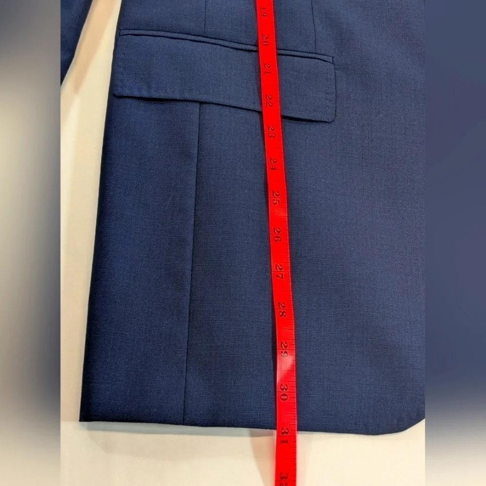 New Ted Baker London Jay CT Men's Navy Blazer Made in Italy 100% Wool Size 42L